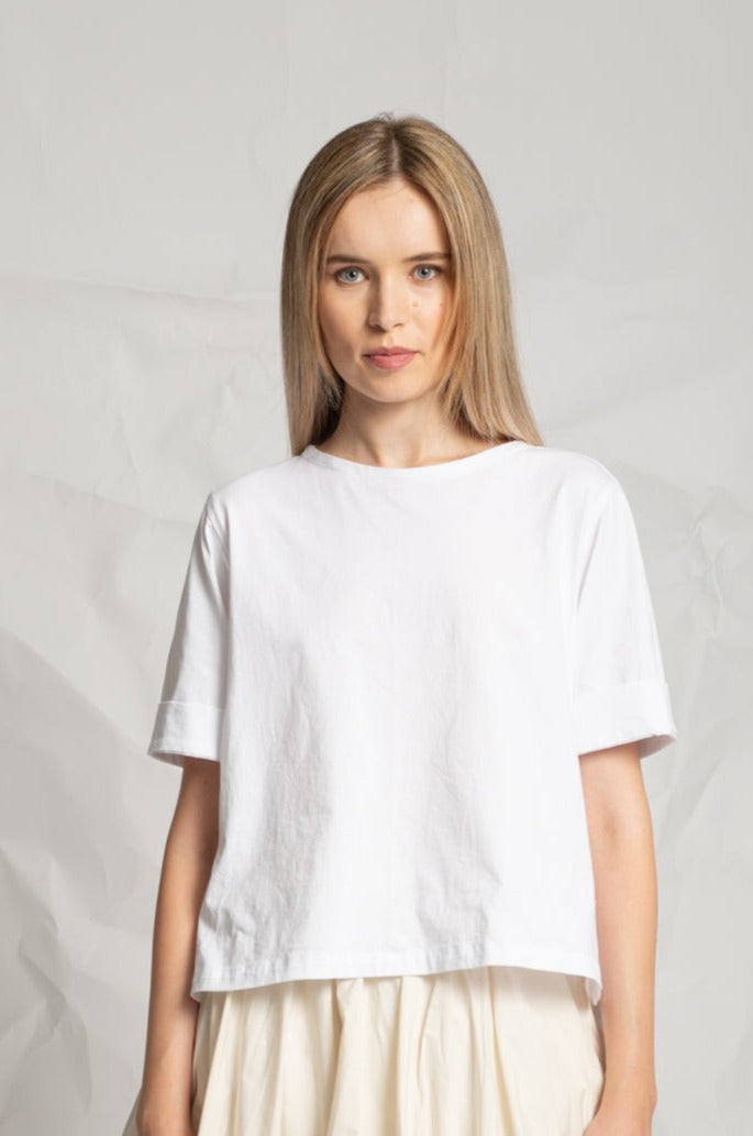 T-shirt en jersey de coton extensible T750